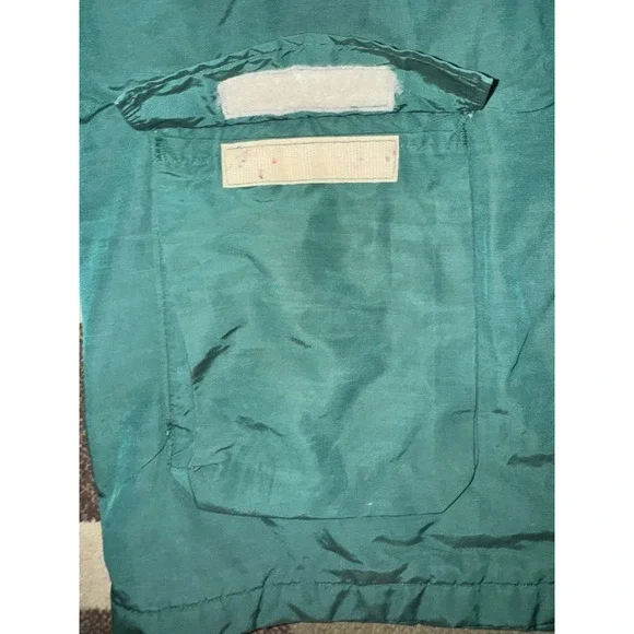 VTG  Woolrich Chore Coat/Jacket Full Zip Teal Mens Sz XL USA‎ Made Pockets - Picture 16 of 16